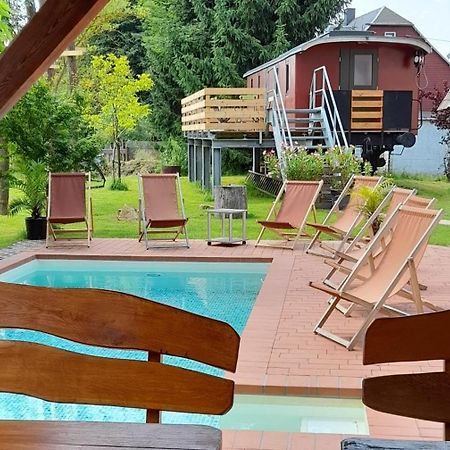 Eisenbahnromantik Im Urlaub Heinsdorfergrund ภายนอก รูปภาพ