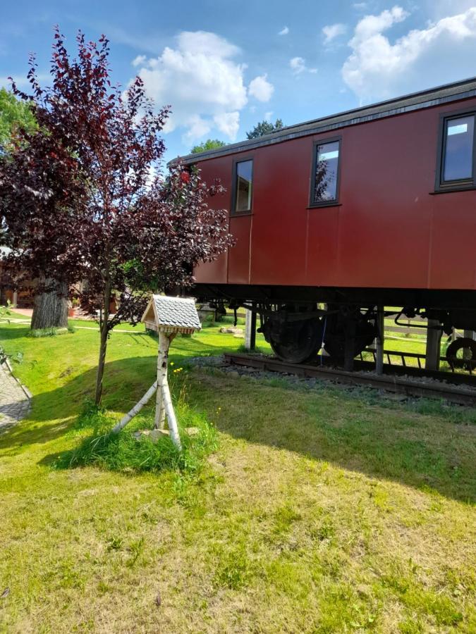Eisenbahnromantik Im Urlaub Heinsdorfergrund ภายนอก รูปภาพ