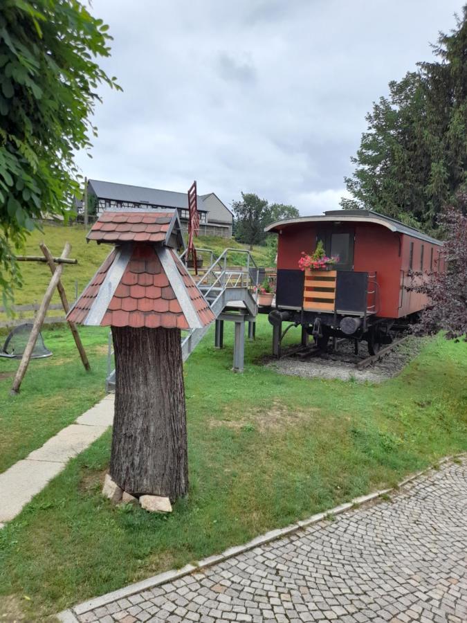 Eisenbahnromantik Im Urlaub Heinsdorfergrund ภายนอก รูปภาพ